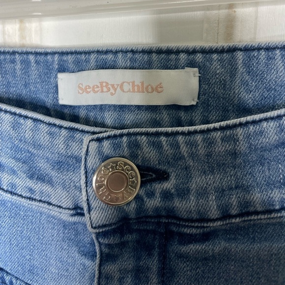 See By Chloe High-Waisted Wide Leg Jeans - Picture 4 of 13
